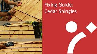 Marley cedar Shingles fixing guide