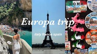 [ Trip Vlog ]大満喫のヨーロッパ2週間旅行観光名所や街並みを散策[ イタリア/フランス/スペイン ]