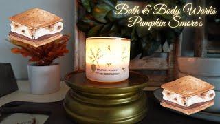 Bath & Body Works Candle Review: Pumpkin Smore's (hello, lover!)