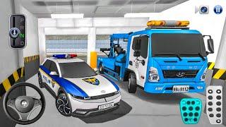 Police Car And Tow Truck Funny Driver Parking Game - 3D Driving Class Simulation - Android gameplay