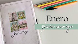 Bullet journal Enero 2025 | Planea conmigo un set up minimalista