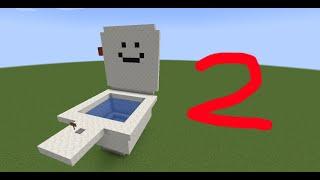 Getting flushed down a GIANT Minecraft toilet 2 (The Return)