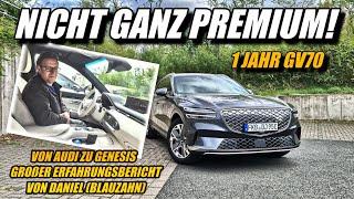 1 Jahr Genesis GV70!  Auto TOP Service FLOP? Großes Fazit mit Daniel von Kanal Blauzahn.