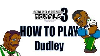 SNK vs CAPCOM 3 - RIVALS - HOW TO PLAY - Dudley #dudley #3rdstrike #snkvscapcom