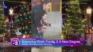 MTSU On 2: Balancing Work, Family & A New Degree