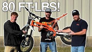 Unboxing an ELECTRIC conversion kit for our pit bike + ArcDroid Demo!