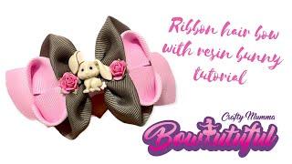Ribbon hair bow tutorial / handmade hair bows