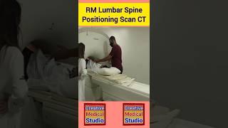 Positioning Scan CT. Medical technique. #shorts #short