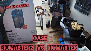 Neuer Oase Biomaster 2 Thermo Filter im Vergleich zum alten Modell