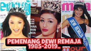 Senarai Pemenang Dewi Remaja 1985-2019..Pemenang 2018 Sangat Mengejutkan..