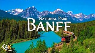 Banff, Canada 4K - Soothing Music Along With Beautiful Natural Landscape - Amazing Nature #156