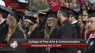 College of Fine Arts & Communication Commencement May 2019 | Lamar University