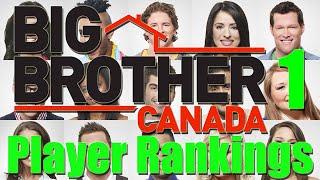 Big Brother Canada 1 - Player Rankings