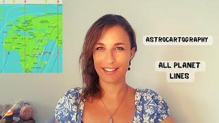 Astrocartography - HOW to read it - All the PLANET LINES explained + Where to live