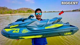 RC New Big size TurboJet Ski Unboxing & Testing  - Chatpat toy TV