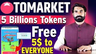 Tomarket 5 Billions Tokens Free | Tomarket Airdrop | Tomarket Withdraw | Tomarket Update | Albarizon