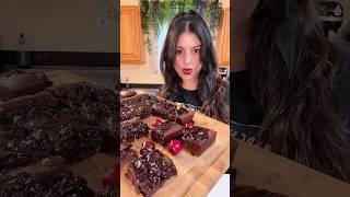 We’re baking Cherry Brownies! 