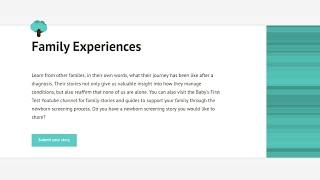 Tutorial: The Redesigned Family Experiences Page