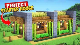 Minecraft | How to Build an Easy Starter House | Tutorial
