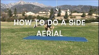 How To Do a Side Aerial GIVEAWAY - RJS Gymnastics * Tutorial *