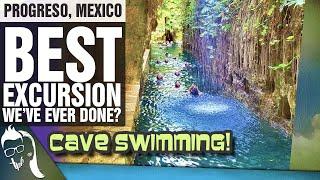 Mexico Cave Swimming! BEST Excursion We've EVER DONE.