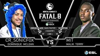 Mortal Kombat X Sonic Fox (Erron Black) {Outlaw} Vs MIT (Scorpion) {inferno} Grand Final MKX
