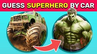 Guess the Superhero by Vehicle ‍️ Marvel & DC Hero Quiz
