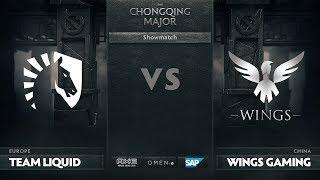 [EN] Team Liquid vs Wings Gaming, Showmatch, The Chongqing Major