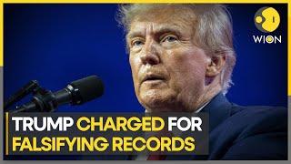 Donald Trump Pleads Not Guilty to 34 counts of Falsifying Business Records and Conspiracy | WION