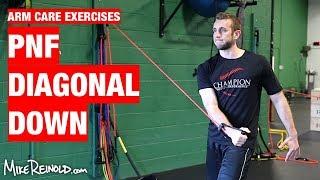 PNF Shoulder Diagonal Down Exercise - Arm Care Shoulder Program