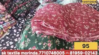 Delta ka suit sirf 95 rs  SK TEXTILES MORINDA ️77107-46005