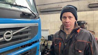 volvo fm давление масла и газы в системе охлаждения