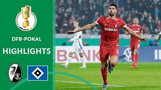 Grifo from the spot! | SC Freiburg vs. Hamburger SV 2-1 | Highlights | DFB-Pokal 2. Round