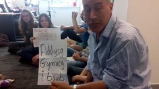 Protest #AddysgGymraegIBawb / Welsh-language education for ALL