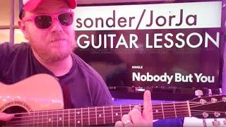 How To Play Nobody But You Guitar Sonder Jorja Smith // easy guitar tutorial beginner lesson chords