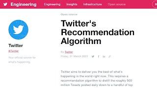 Twitter's Recommendation Algorithm