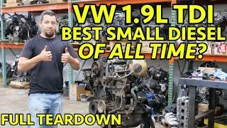 "BAD" Volkwagen Jetta 1.9L ALH/AHU TDI Diesel Engine Teardown. Why are these SO GOOD? #takemeback