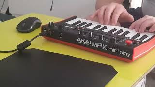 Szalone pianino ;) Crazy piano:) Nowak Beats Akai Mpk mini play