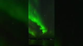 Aurora Borealis Time Lapse Over Houseboats in Yellowknife #aurora #auroraborealis