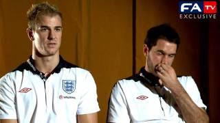 Joe Hart & Scott Carson ahead of Montenegro | Montenegro v England 07/10/11