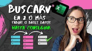  BUSCAR en 2 o más Tablas (Bases de Datos) en EXCEL.