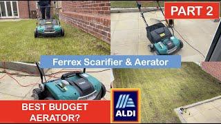 Ferrex Scarifier & Aerator Review (PART 2 - Scarifier) - Aldi