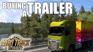 BUYING A TRAILER - Beyond The Baltic Sea - LAHTI to KOTKA - ETS2 Career - 104