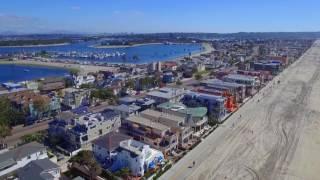 Mission beach, San Diego | Drone video