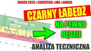 KRACH 2025 - Czarny Łabędź na giełdzie - #CREOTECH #MU #AMICA - analiza techniczna