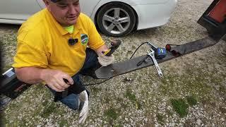 Cutting A hole In Pallet Forks With A Plasma Cutter, Vevor Cut 50 #387