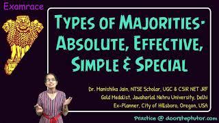 Types of Majority: Absolute, Effective, Simple & Special Majority | Political Science