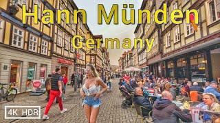 Hann Münden,Germany/ walking tour in Hann Münden to discover the city's sights 4k HDR 60fps