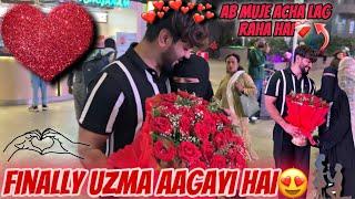 Finally Uzma Aagayi Hai| Airport Pe Hue Sab Emotional| Ghar Wale Hue Bhot Khush️|Aman’s Family