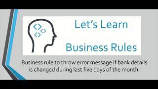 Simplified Learning - How to write Business Rule in Employee Central (EC)